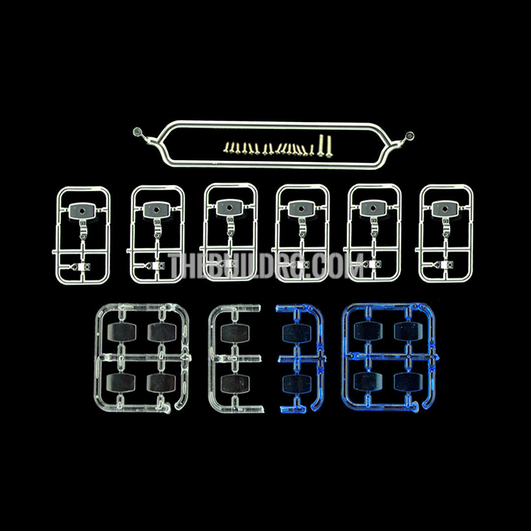 154mm x 28mm x 28mm Roof Light TAMIYA 1/14 Scale RC Mercedes-Benz 1851 Actros Compatible (Six Square Light Set)