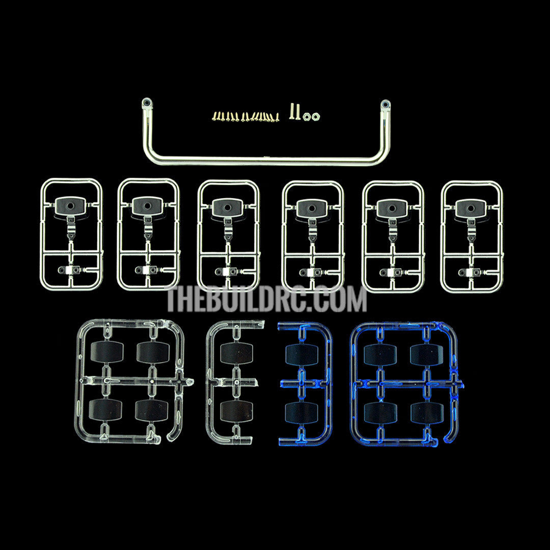 1300mm x 30mm Roof Bar Light TAMIYA Scania Truck Compatible (Six Square Light Set)