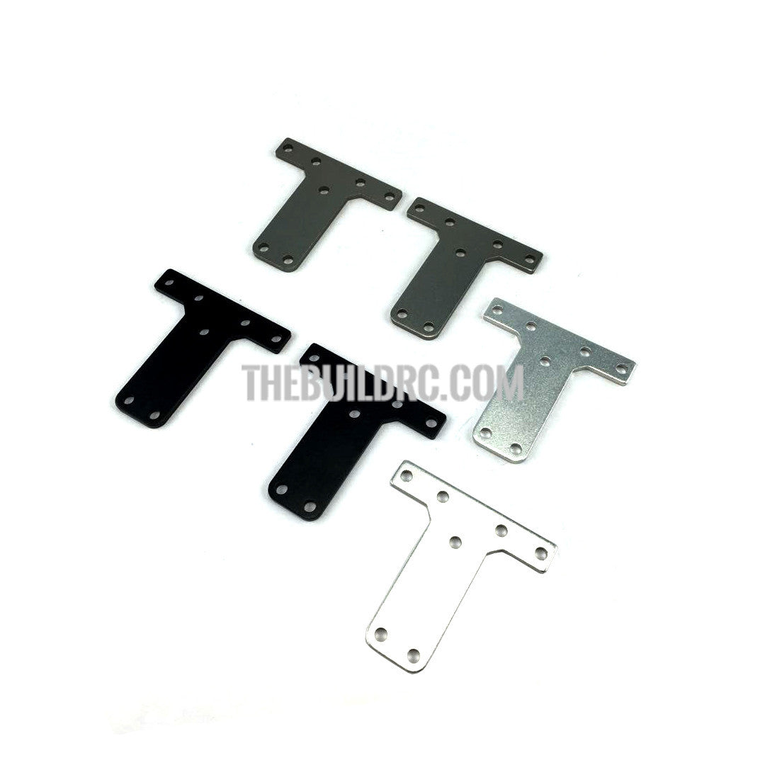 1/14 metal T-frame trailer suspension system compatible with TAMIYA (2pcs) - Black