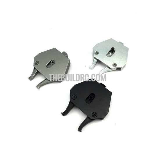 1/14 trailer metal gear linkage parts compatible with TAMIYA (4pcs) - Black