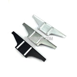 1/14 mental trailer tailstock compatible with TAMIYA (4pcs) - Gun Metal
