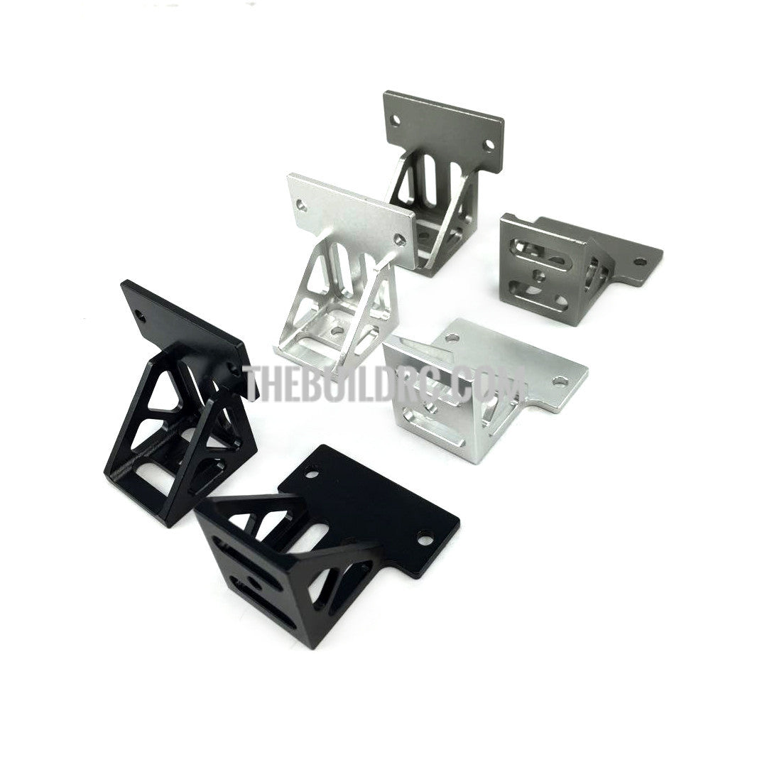 1/14 trailer simulation spare tire rack compatible with TAMIYA (2pcs) - Silver