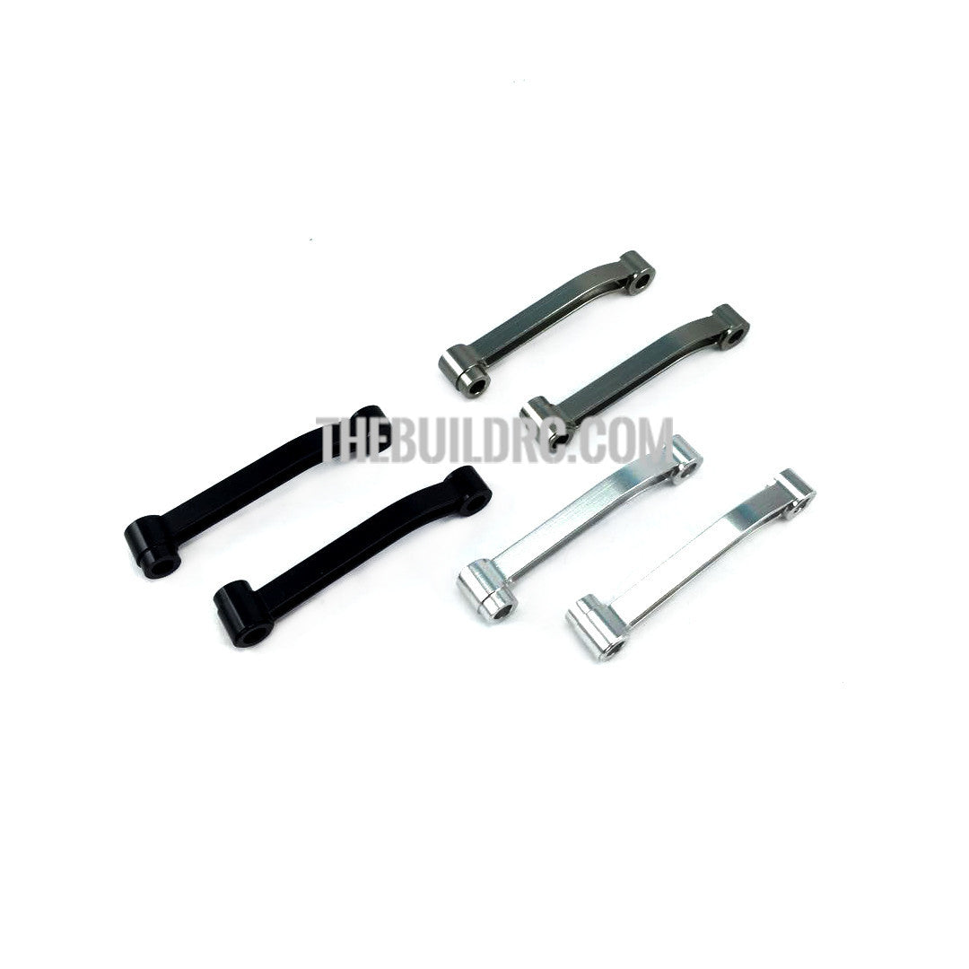 1/14 Semi-Trailer Metal Rod Aluminum Upgraded Parts compatible with TAMIYA (set of 2)  - Black