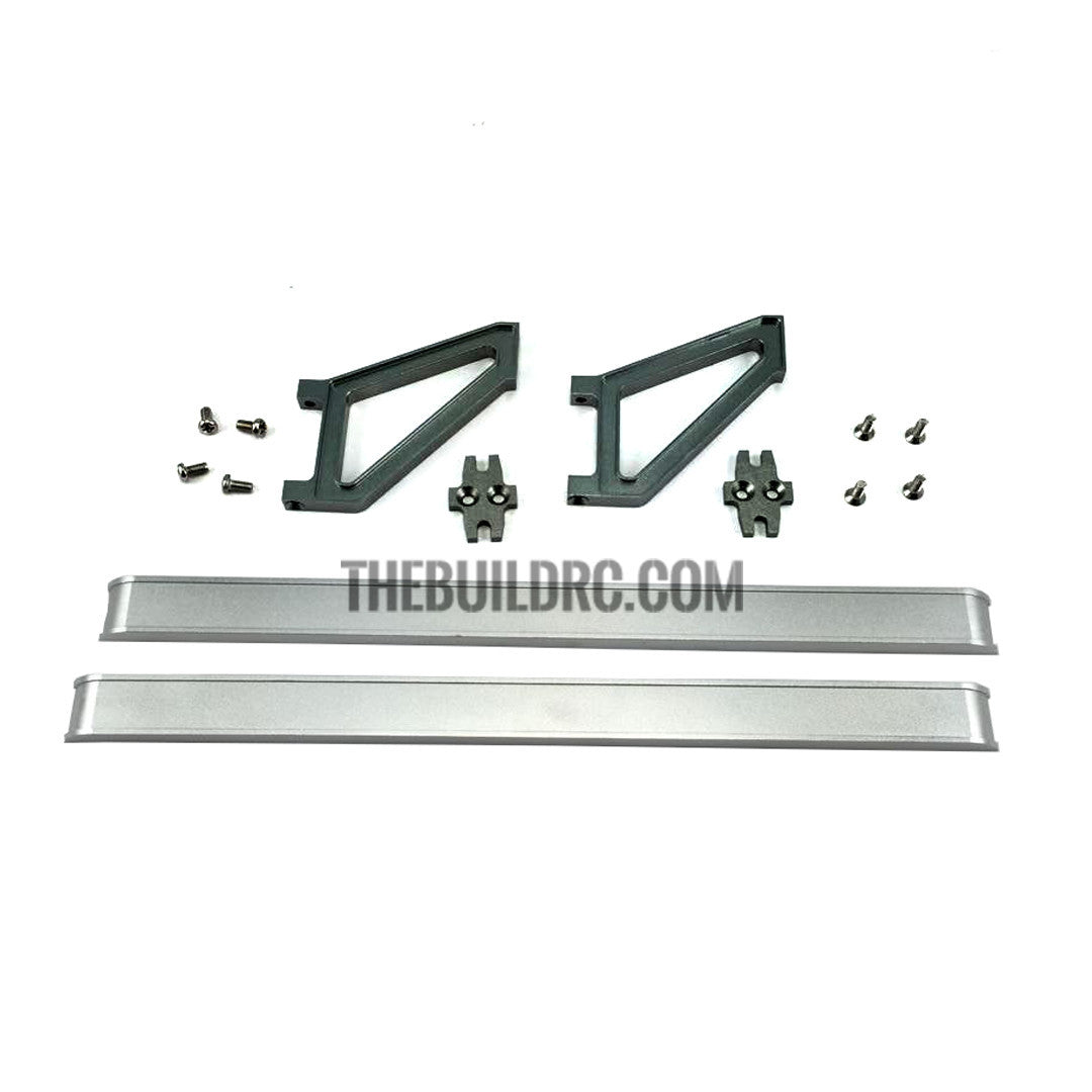 1/14 metal trailer side railings for container frame compatible with TAMIYA - Black