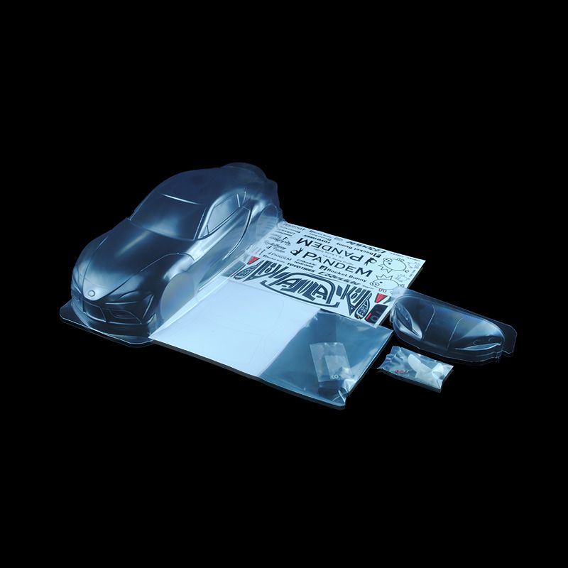 1/10 Lexan Clear RC Car Body Shell for PANDEM – TOYOTA GR SUPRA   190mm
