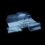 1/10 Lexan Clear RC Car Body Shell for HOONICORN KEN BLOCK 200mm