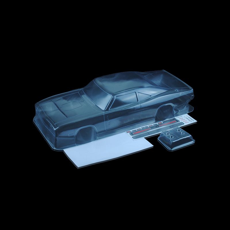 1/10 Lexan Clear RC Car Body Shell for  1970 DODGE CHARGER  200m