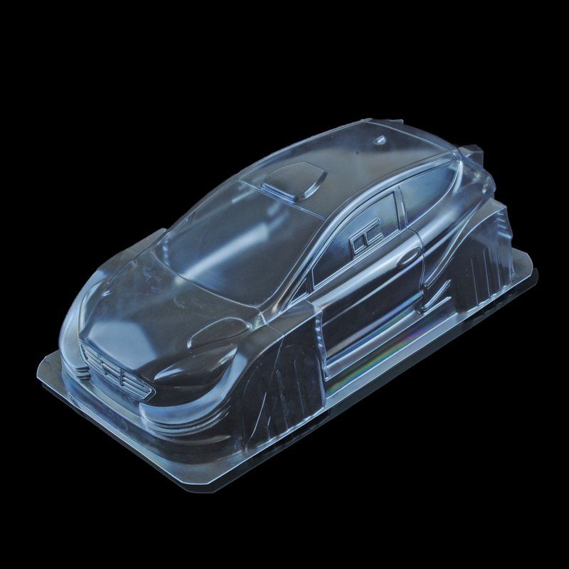1/10 Lexan Clear RC Car Body Shell for FORD FIESTA RALLY 200mm