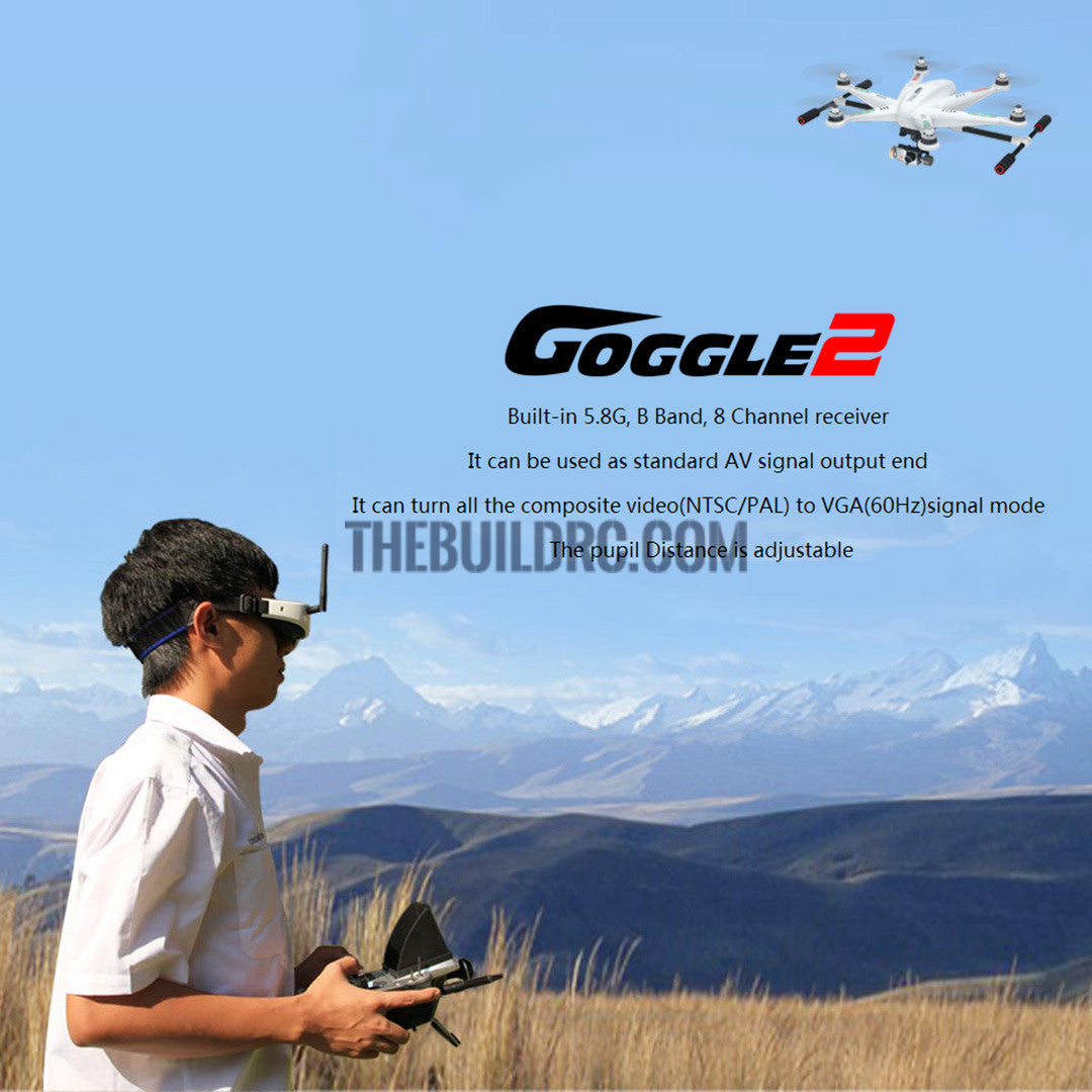 Walkera Googgle2 H500 head tracking 5.8G FPV glasses FPV video image transmission