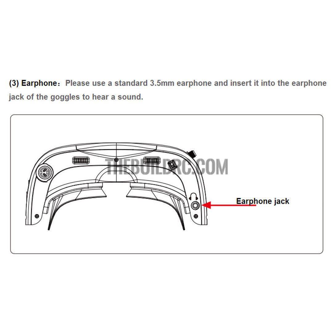 Walkera Googgle2 H500 head tracking 5.8G FPV glasses FPV video image transmission