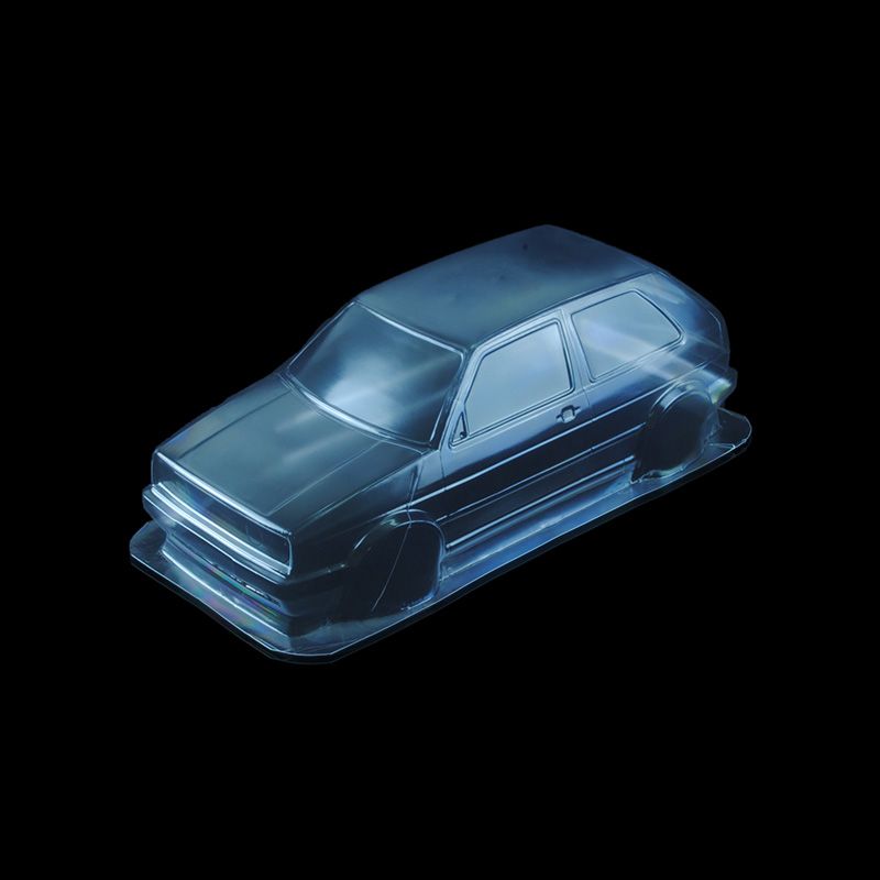 1/10 Lexan Clear RC Car Body Shell for VW GOLF MK2   WT  190mm
