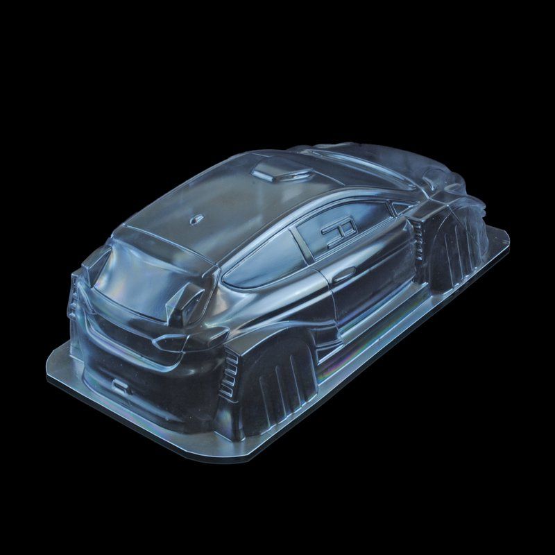 1/10 Lexan Clear RC Car Body Shell for FORD FIESTA RALLY 200mm