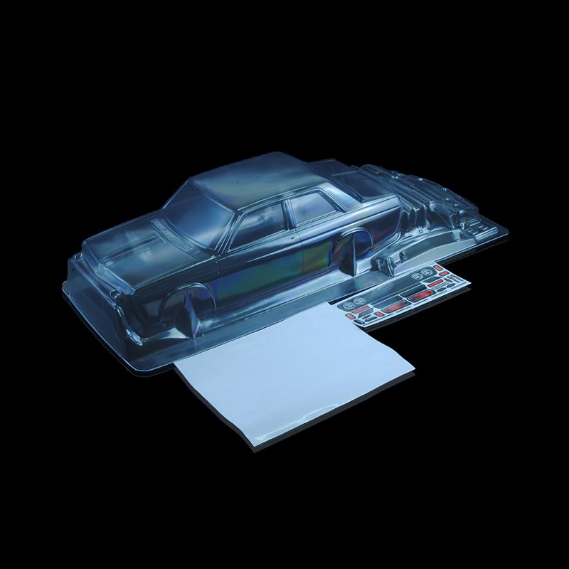1/10 Lexan Clear RC Car Body Shell for Datsun 510 Blue Bird 190mm