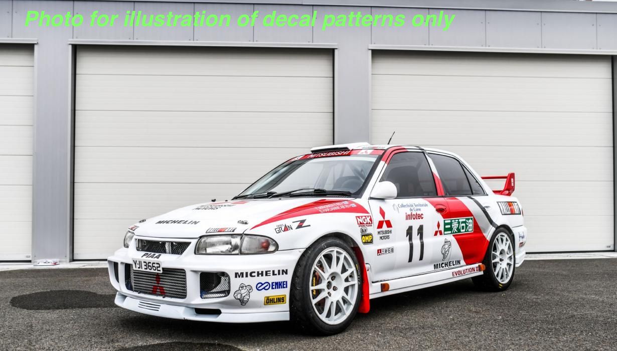1/10 Lexan Clear RC Car Body Shell for LANCER EVOLUTION III 190mm