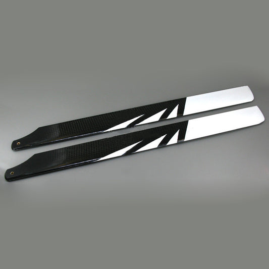 450 Carbon Fiber propeller 235MM for Walkera450 V450D01 V450D03 - Black and white