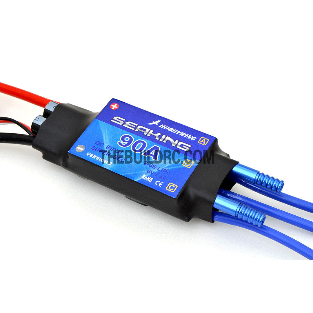 HobbyWing RC Boat Seaking-90A Brushless BL Motor ESC Speed Controller