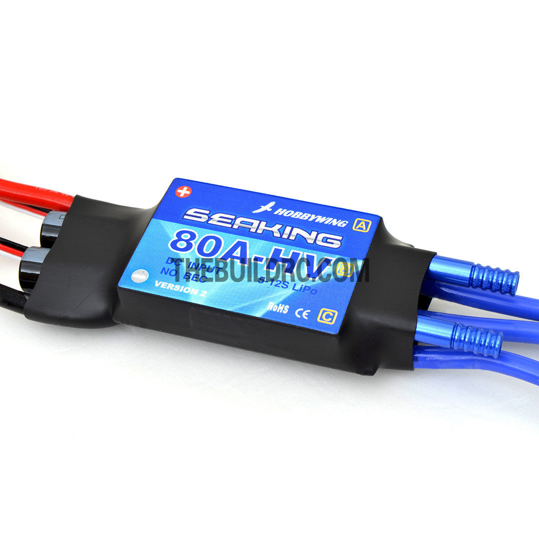 HobbyWing RC Boat Seaking-80A-HV Brushless BL Motor ESC Speed Controller