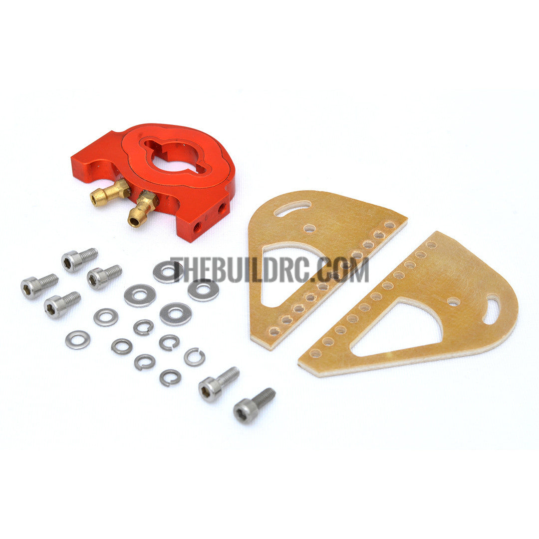 RC Boat Fiberglass 19mm*44mm 380 Motor Mount with Water Cooling System