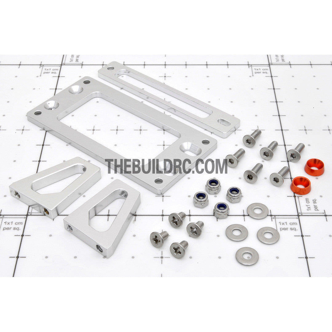 RC Boat L76 x W48 x H3mm CNC Aluminum Servo Mount (Large Size)
