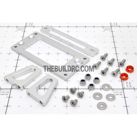 RC Boat L76 x W48 x H3mm CNC Aluminum Servo Mount (Large Size)