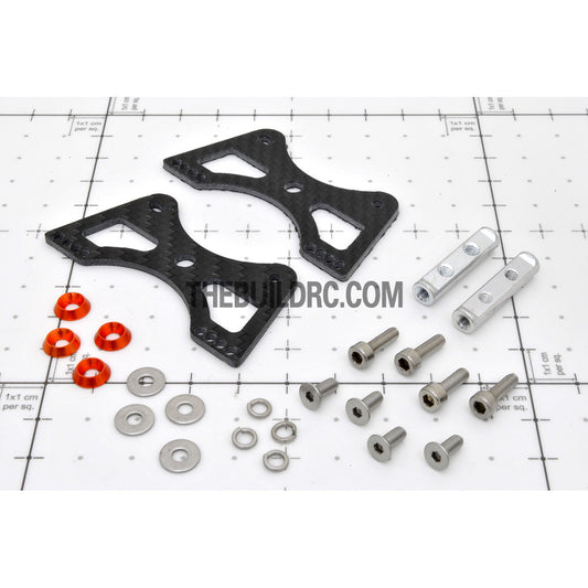 RC Boat L63 x W30 Carbon Fiber Servo Mount (Middle Size)