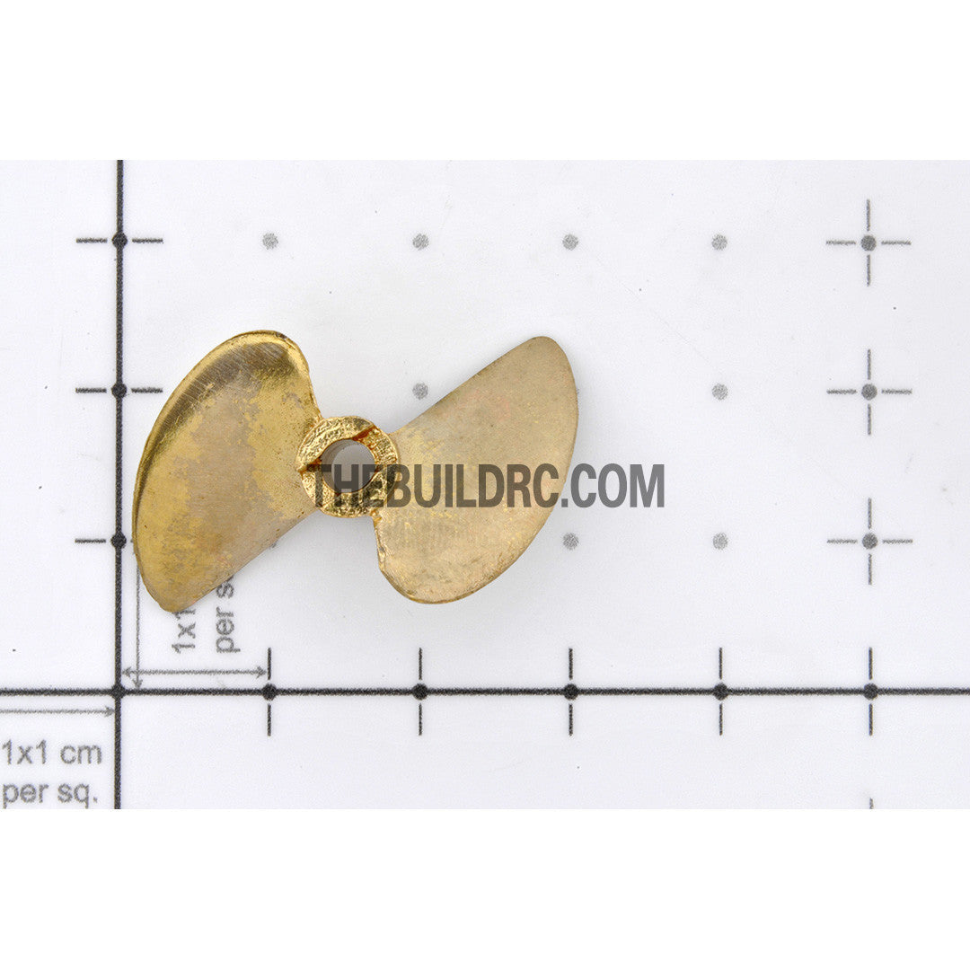 RC Boat Φ3.18 x D32mm Copper Slotted Propeller