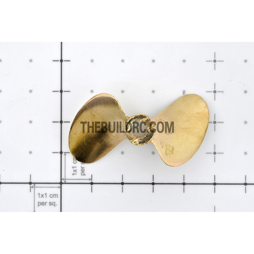 Φ4.76 x Φ45mm RC EP Boat Copper Slotted Propeller