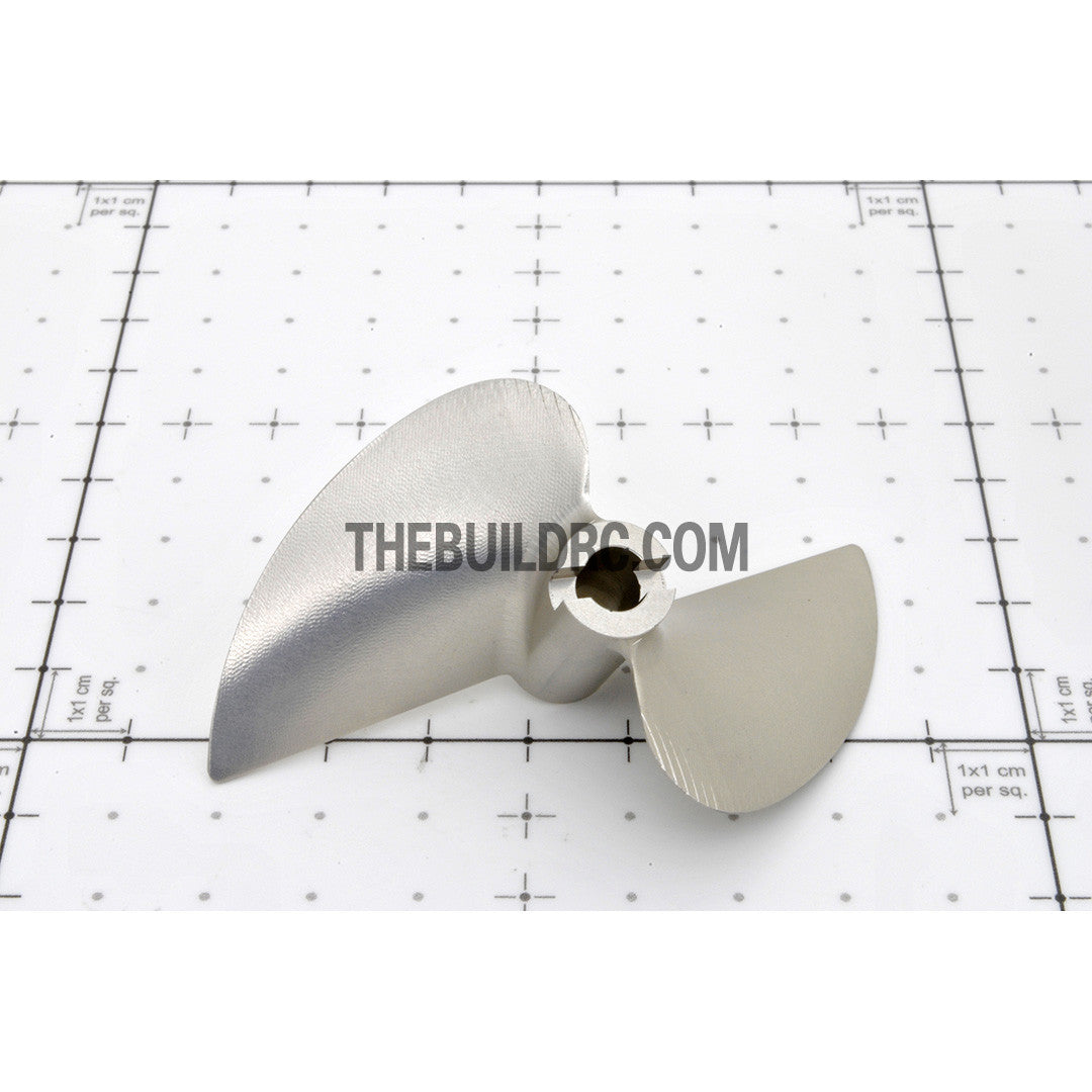 Φ6.35 xΦ75mm RC EP Boat CNC Aluminum Slotted Propeller