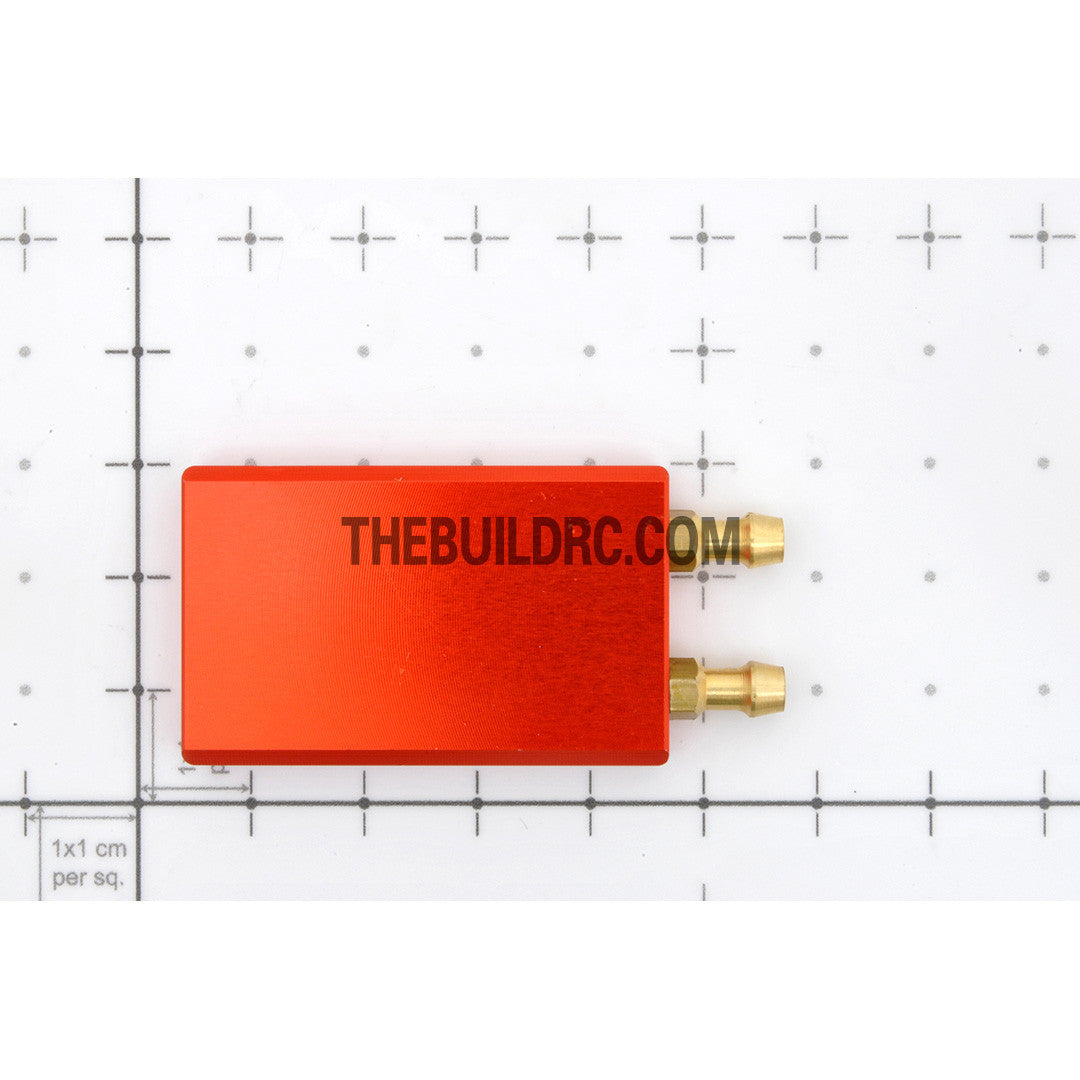RC Boat L42 x W26 x 6mm Aluminum Water Cooling Plate
