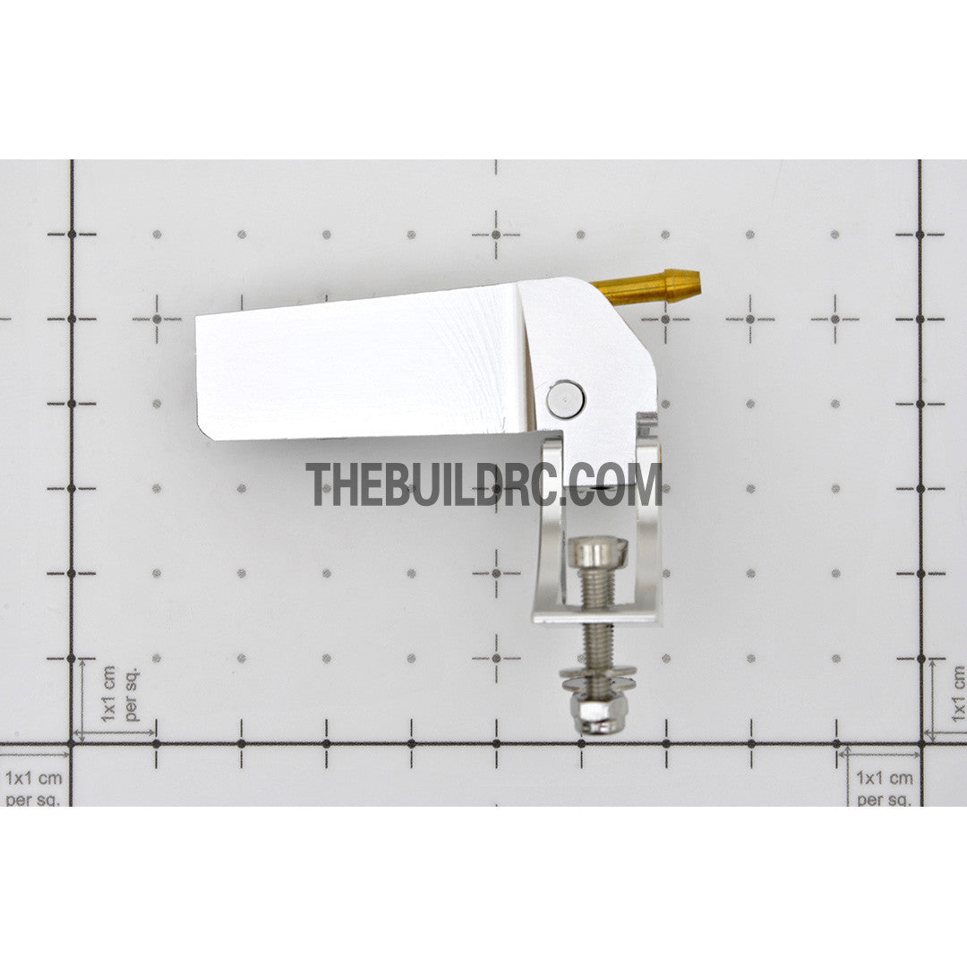 20*52mm CNC Aluminum RC Boat Mini Helm Rudder (Single Water Entrance)