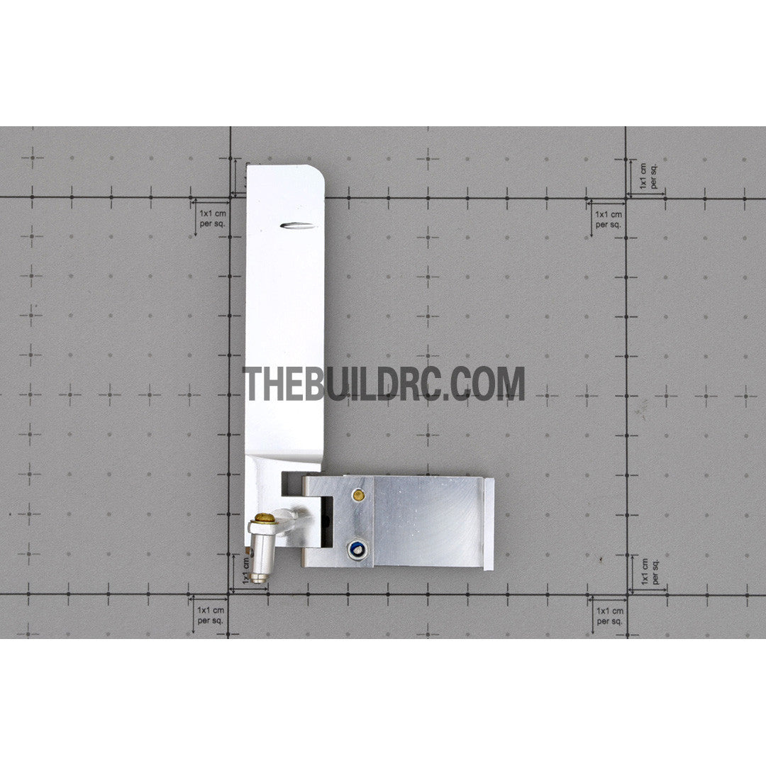 L95 x W45mm CNC Aluminum RC Boat Helm Rudder (Single Water Entrance)
