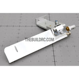 L95 x W45mm CNC Aluminum RC Boat Helm Rudder (Single Water Entrance)