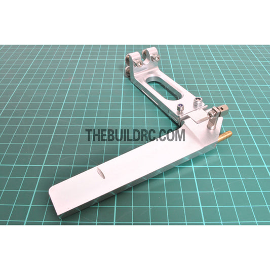 85*130mm CNC Aluminum RC Boat Helm Rudder (Single Water Entrance)