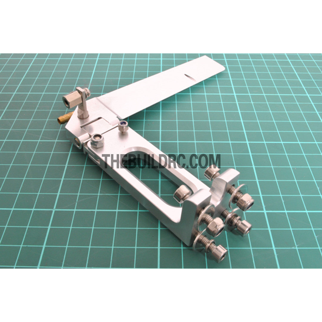85*130mm CNC Aluminum RC Boat Helm Rudder (Single Water Entrance)