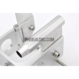 75*140mm Durable Aluminum Twin Helm Rudder with Φ5mm Shaft Holder