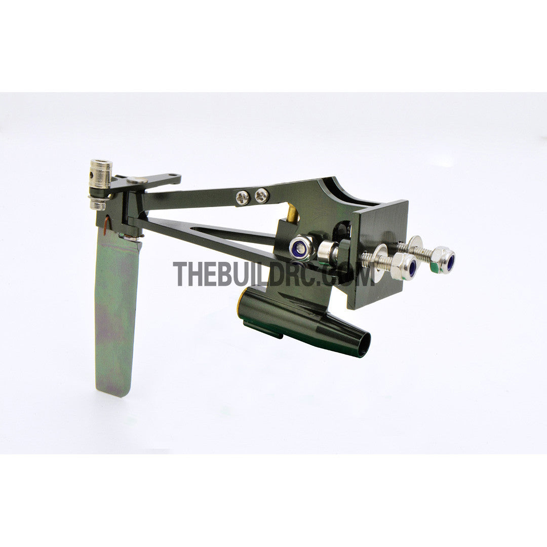 55mm Single Arm Durable Aluminium Helm Rudder with Φ3.18mm Shaft Holder