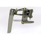 100mm Double Arm Durable Aluminum Helm Rudder with Φ4.76mm Shaft Holder