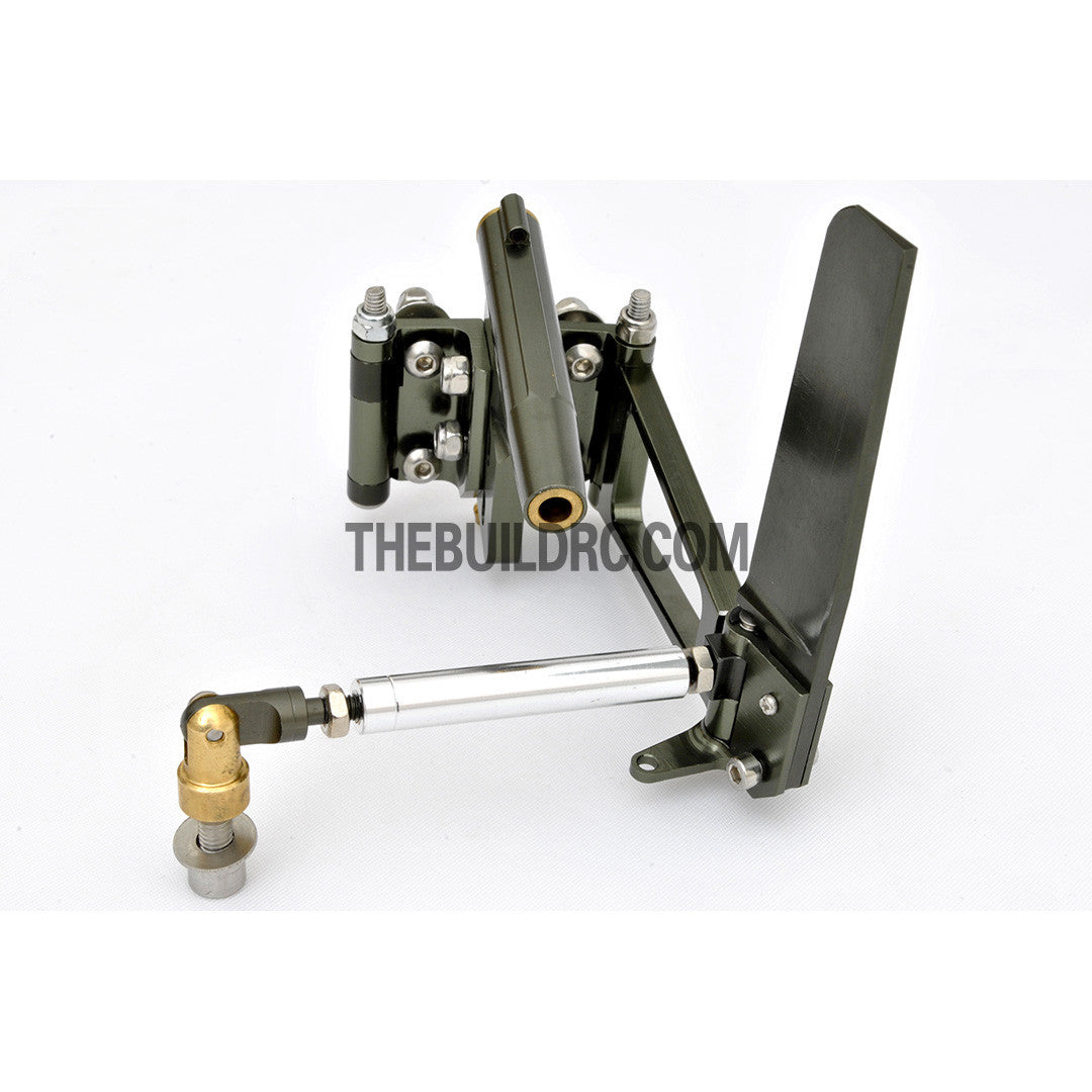 100mm Single Arm Durable Aluminum Helm Rudder with Φ4.76mm Shaft Holder