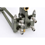 100mm Single Arm Durable Aluminum Helm Rudder with Φ4.76mm Shaft Holder