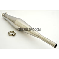 RC Boat Stainless Steel 400mm 26cc Gas Engine Exhaust Pipe Tube Manifold with Water Cooling System