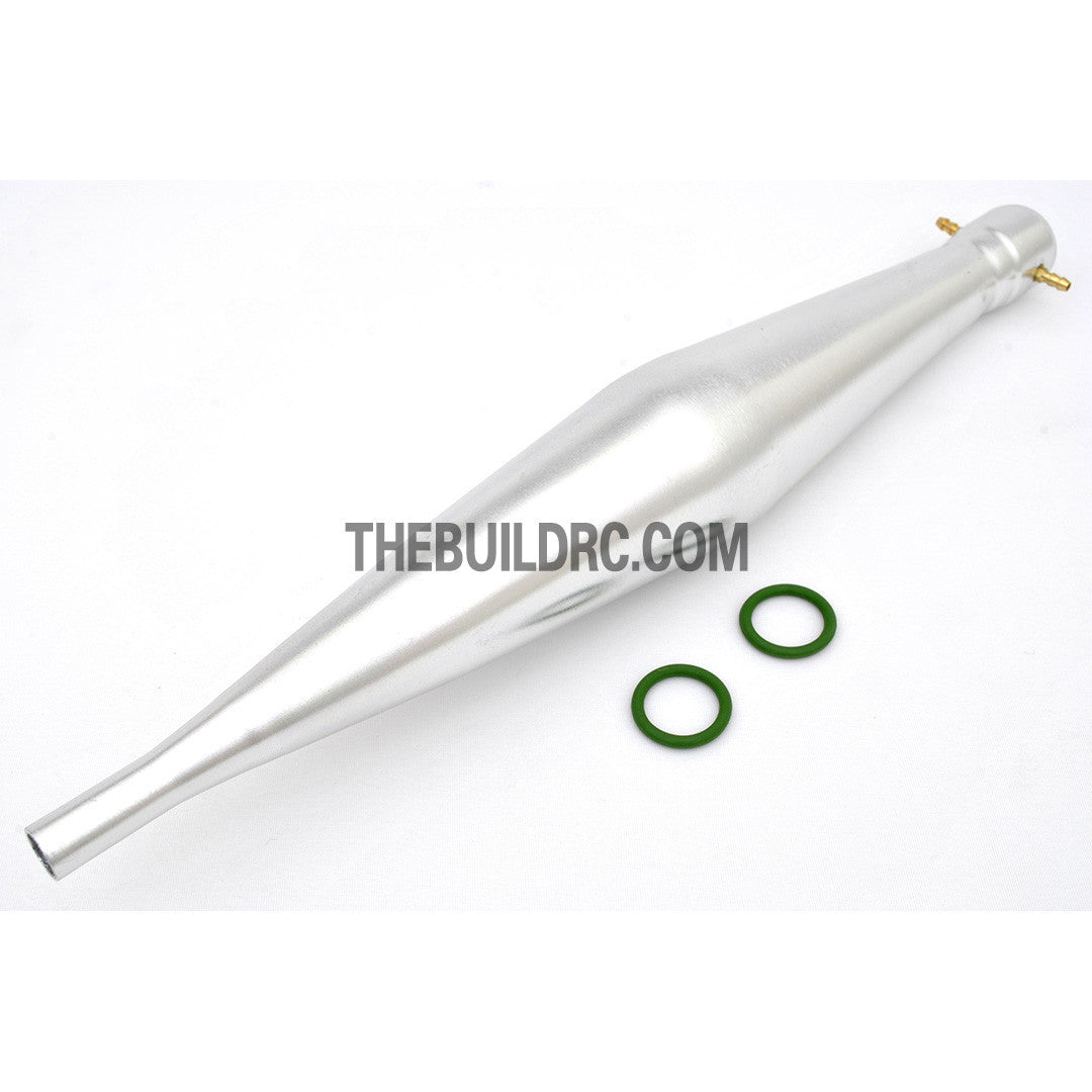 RC Boat 400mm Aluminum 26cc Gas Engine Exhaust Pipe Tube Manifold