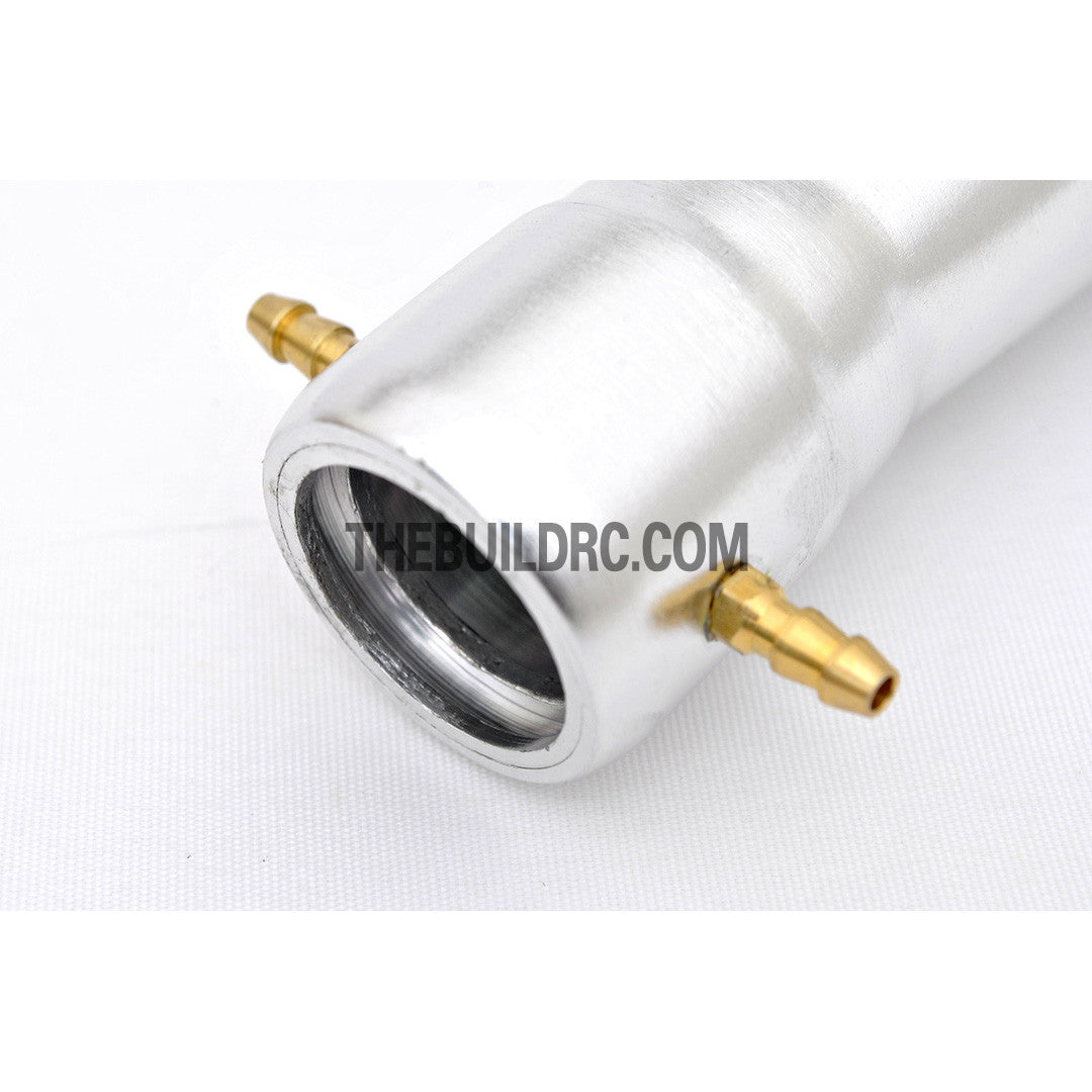 RC Boat 400mm Aluminum 26cc Gas Engine Exhaust Pipe Tube Manifold