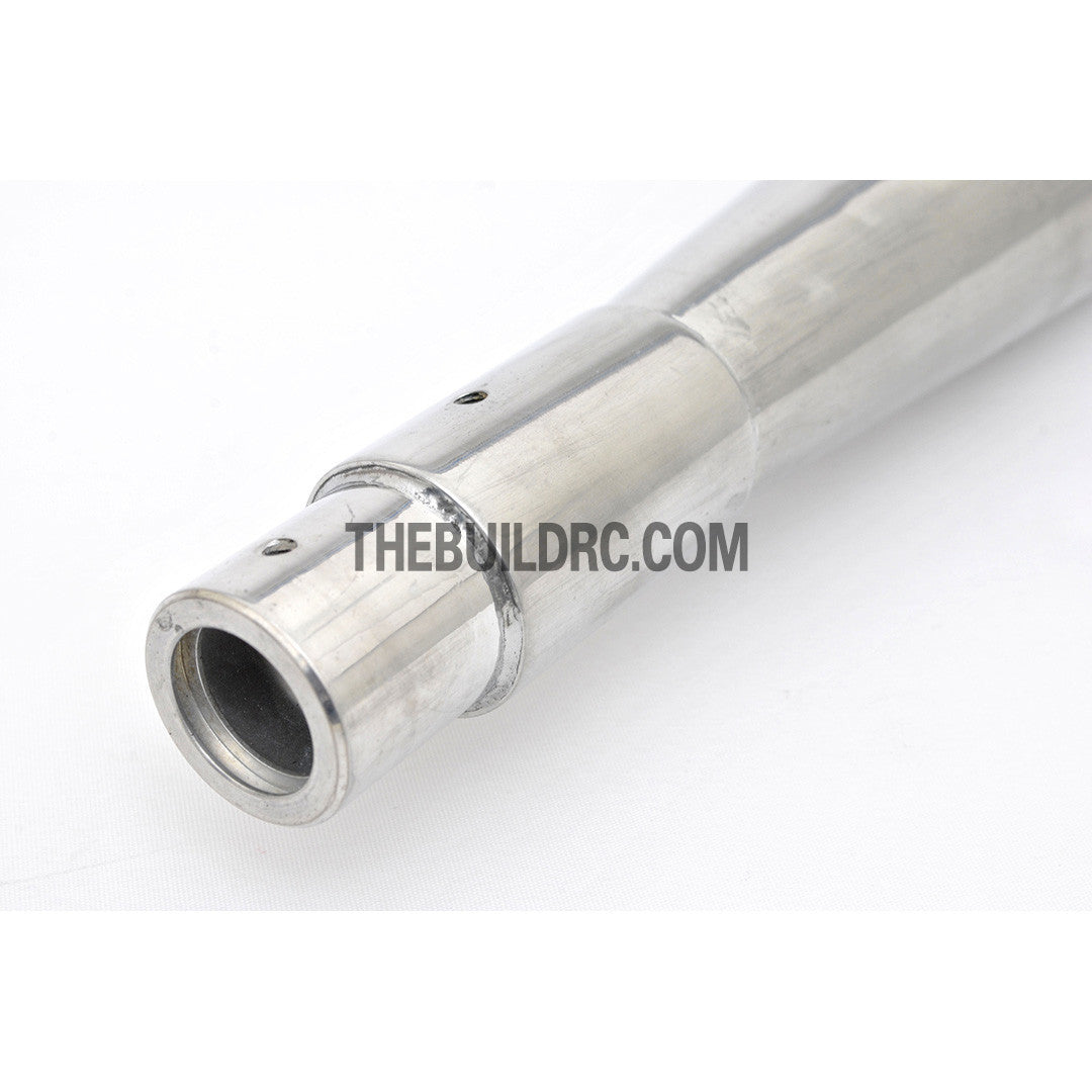 RC Boat 570mm Aluminum British Style Gas Engine Exhaust Pipe Tube Manifold
