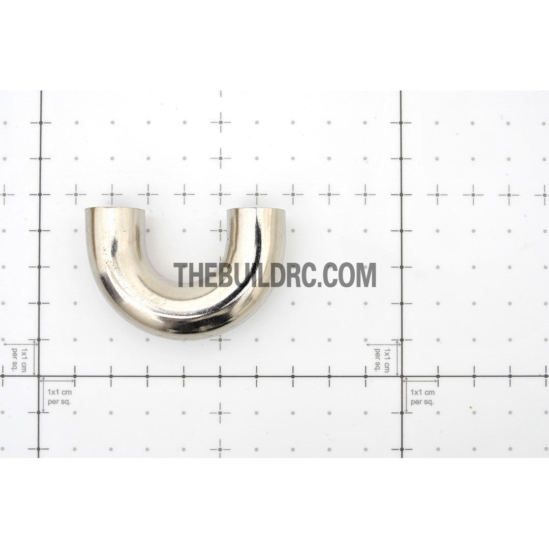 RC Boat Φ16mm x 53mm Stainless Steel GP21-25 U-Pipe Tube Manifold