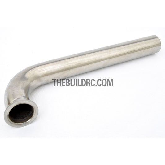 RC Boat Φ20mm x 55 x 170mm Stainless Steel 90 Degree Pipe Tube Manifold