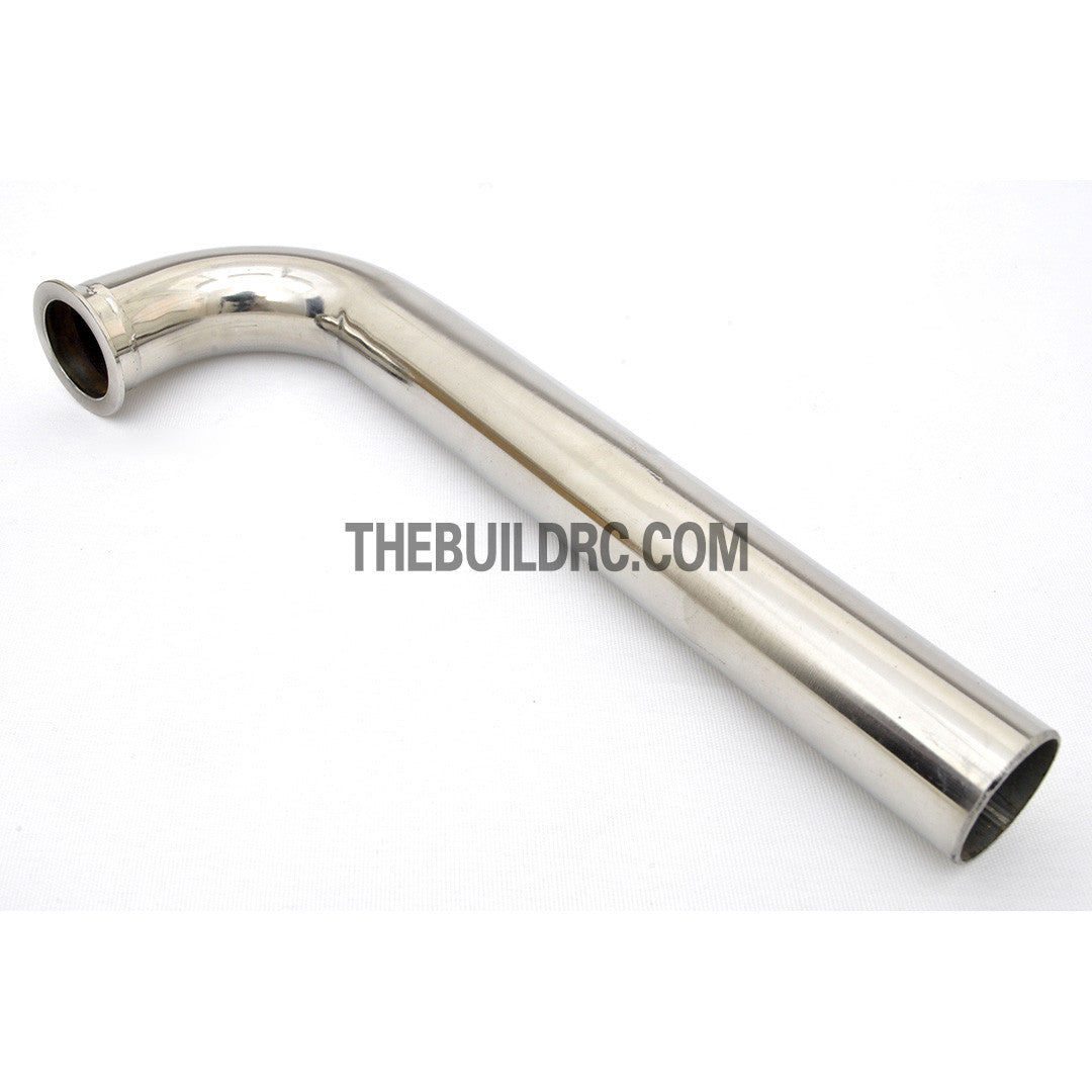 RC Boat Φ20mm x 60mm x 190mm Stainless Steel 105 Degree Pipe Tube Manifold
