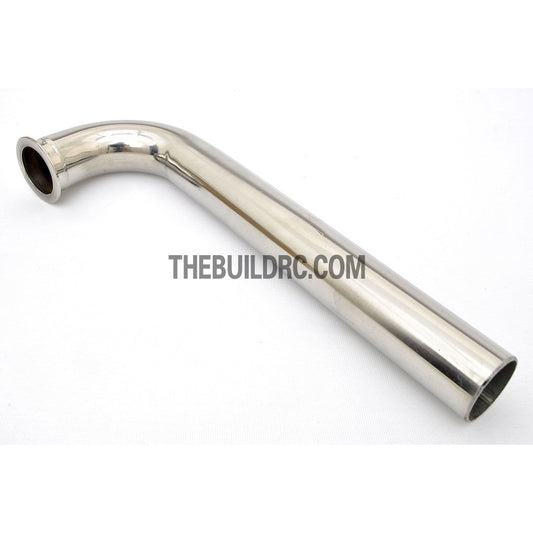 RC Boat Φ20mm x 60mm x 190mm Stainless Steel 105 Degree Pipe Tube Manifold