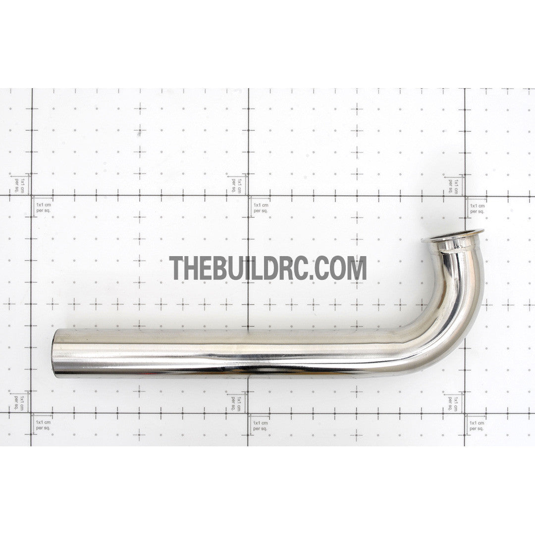 RC Boat Φ20mm x 60mm x 190mm Stainless Steel 105 Degree Pipe Tube Manifold