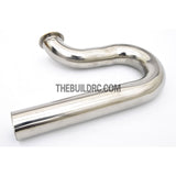 RC Boat Φ22mm x 100mm Stainless Steel U-Pipe Tube Manifold