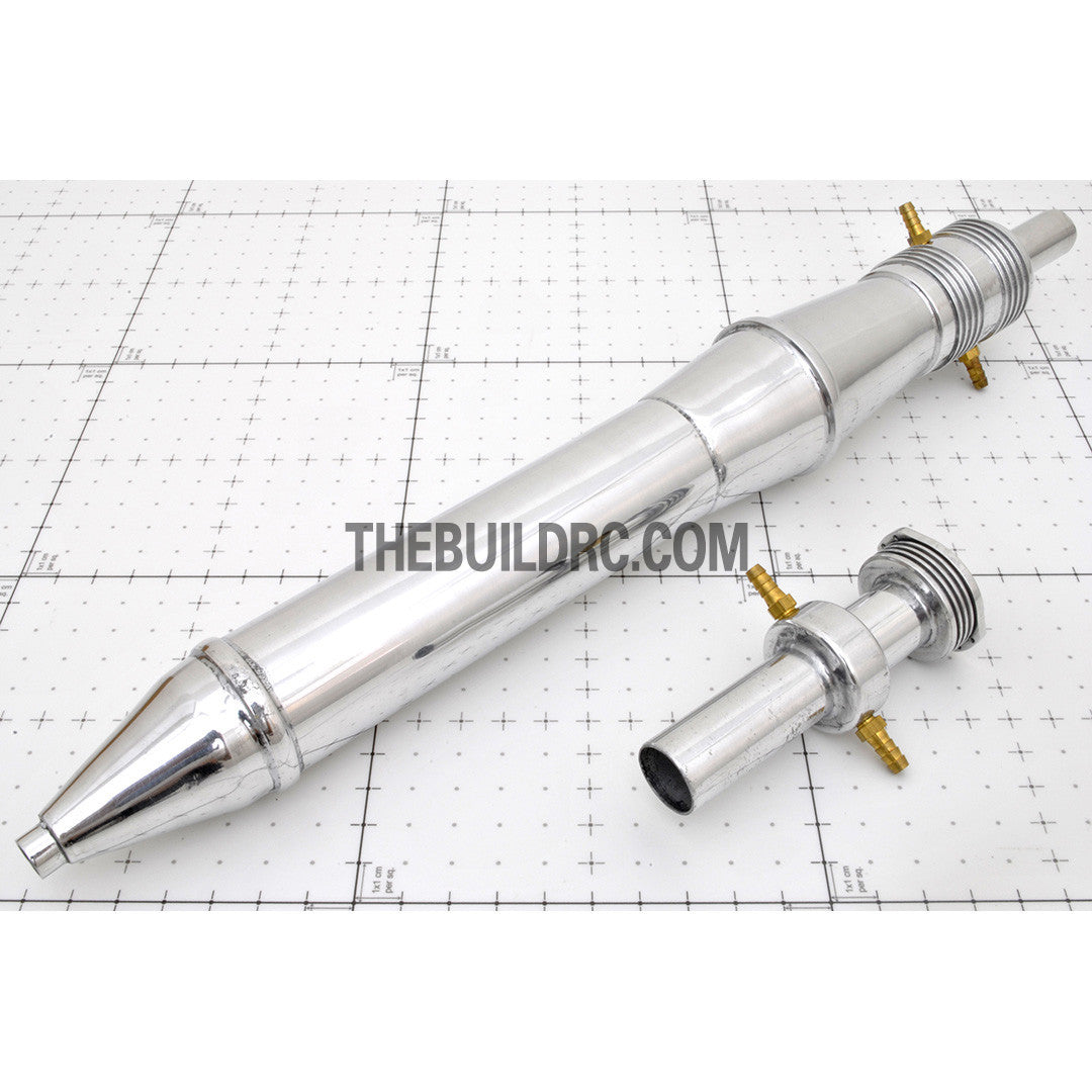 RC Boat GP21 355mm Engine Exhaust Tune Pipe with Muffler